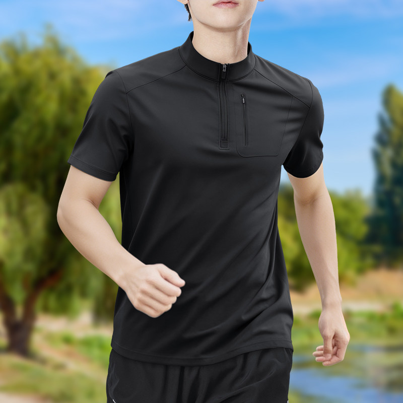Men's Half-Zip High-Stretch Qu - огляд і ціна T Shirt Dry Fit