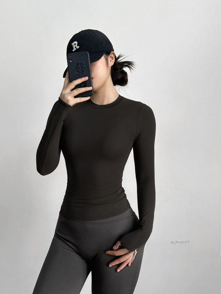 Slim Fit Long Sleeve Yoga Fitn - огляд і ціна T Shirt Dry Fit